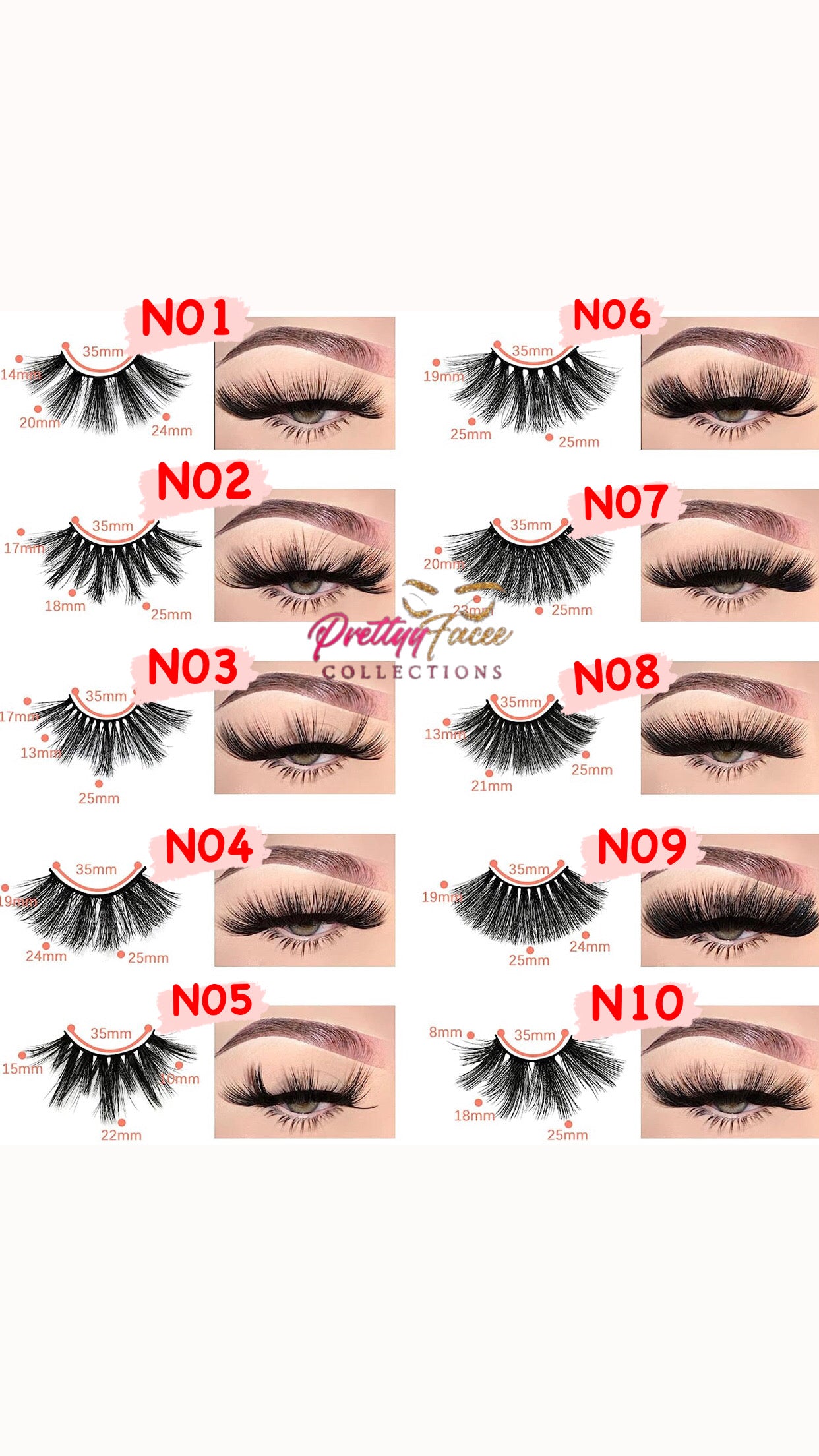 25MM Lashes (Wholesale)