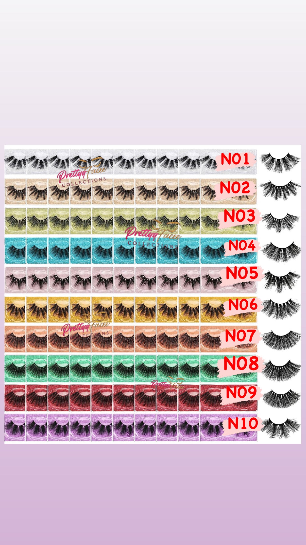 25MM Lashes (Wholesale)