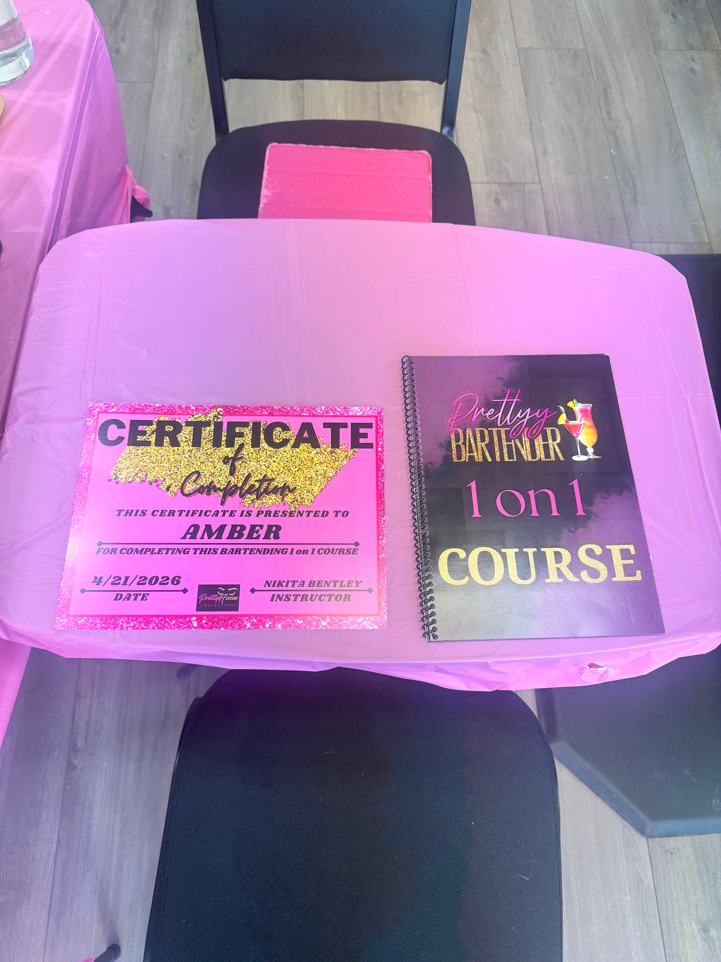1 on 1 Bartending Class
