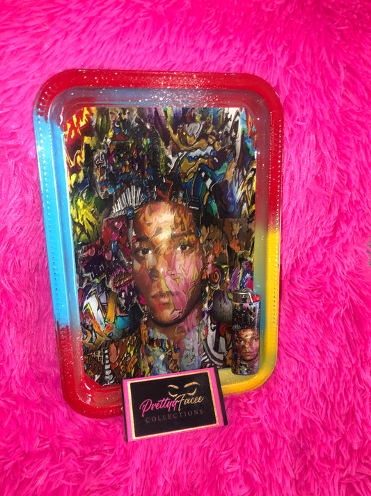 Basquiat Tray & Lighter