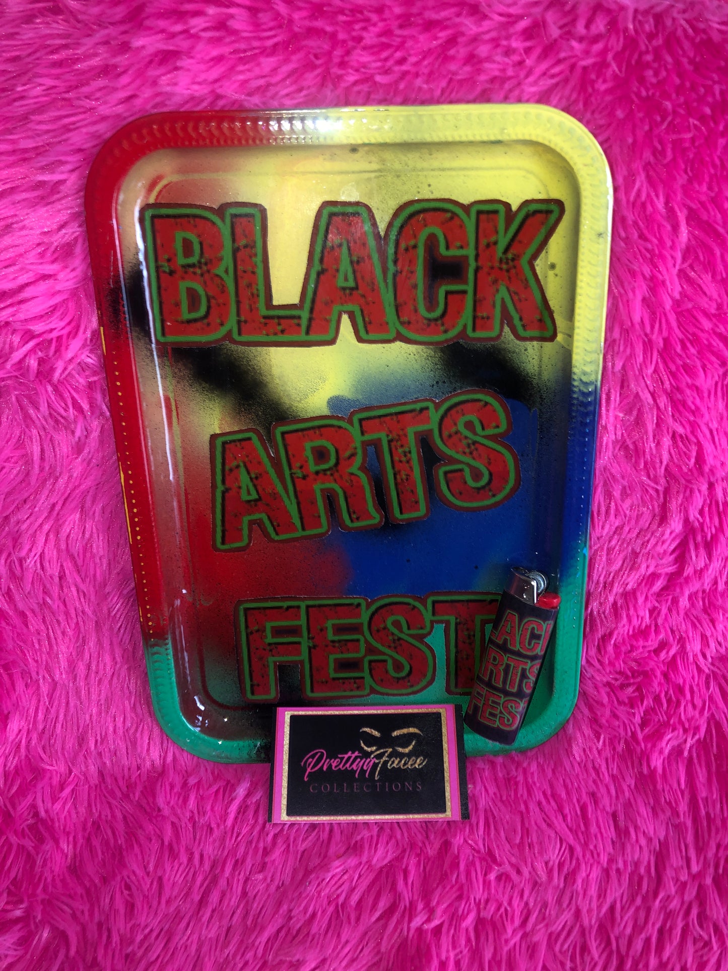 Black Arts Fest Tray & Lighter