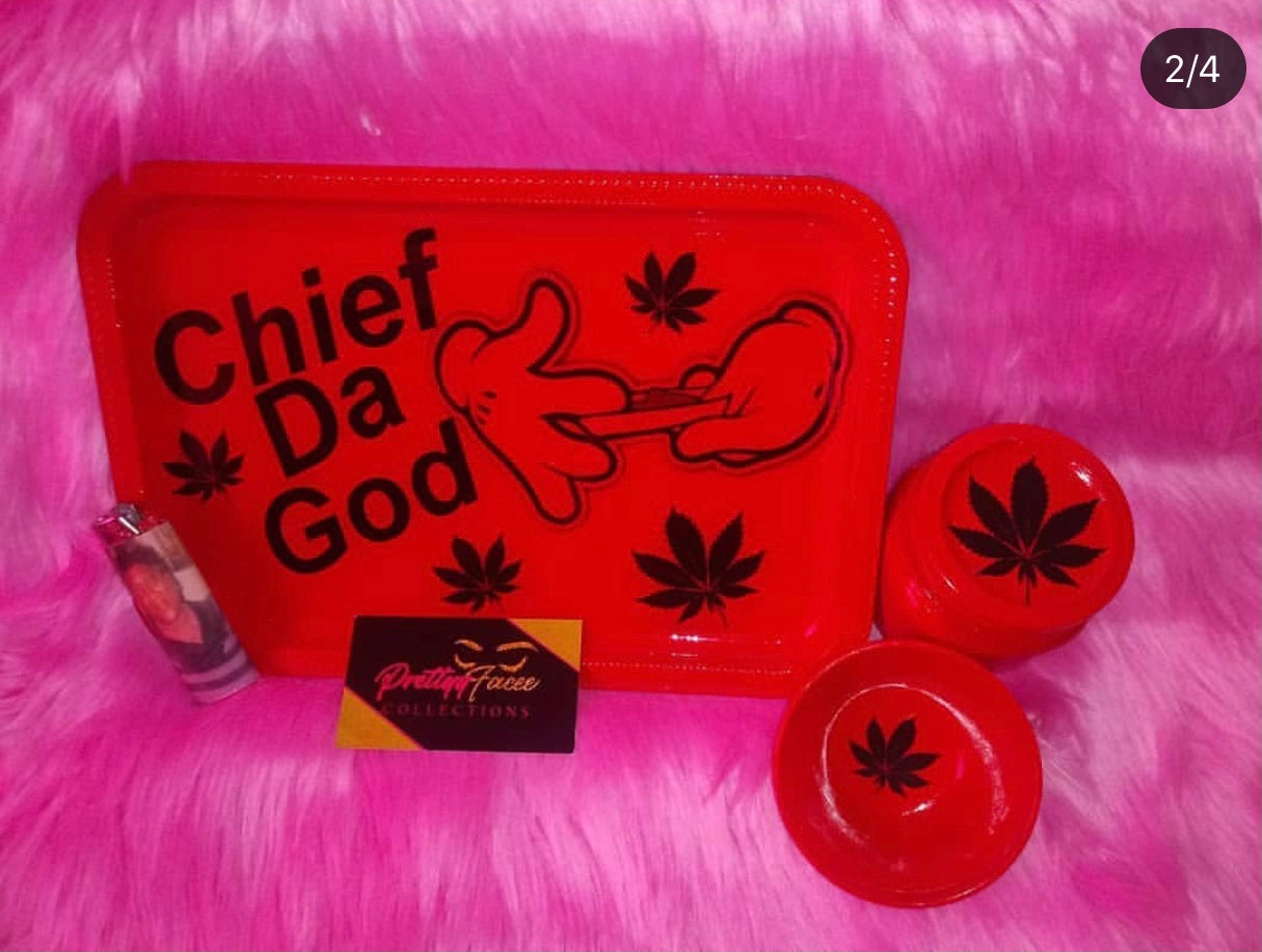 Red - Rolling Tray - Cute Rolling Tray